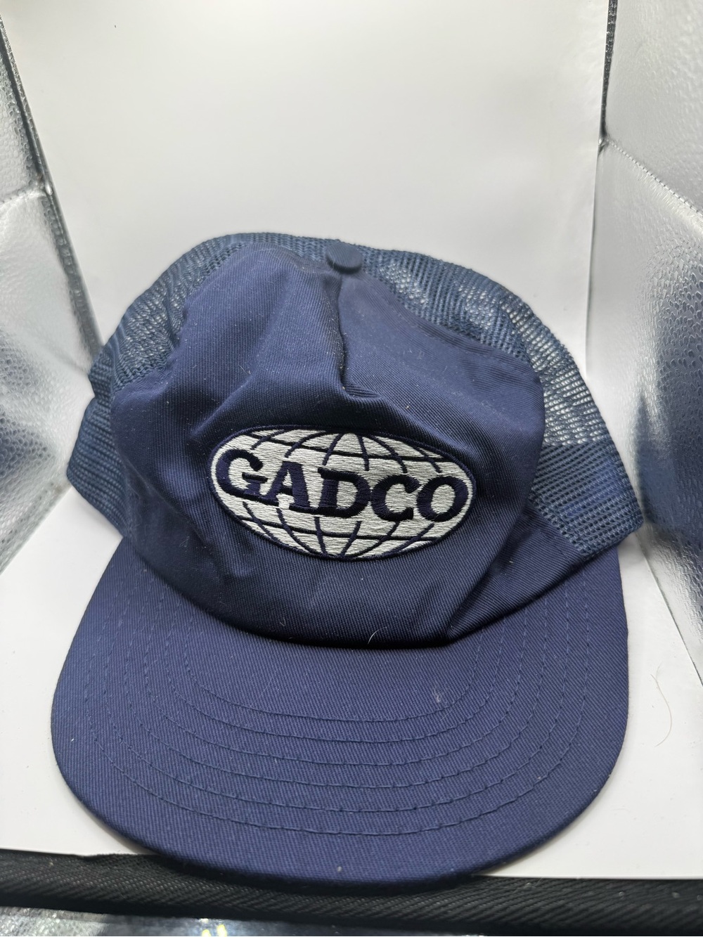 Navy Mesh Trucker Hat
